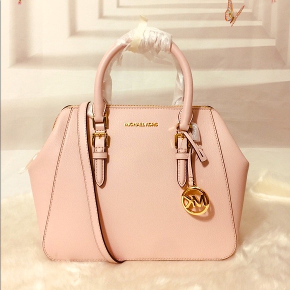 NWT Michael Kors Charlotte large Satchel Handbag - Picture 3 of 12